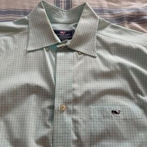 Vineyard Vines Poolside Gingham Classic Fit Tucker Shirt